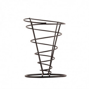 Podrška za konusne crne frite promjera 115 mm - Olympia - Fourniresto