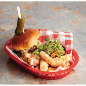 Papir za pečenje Vichy crveni 310 x 380 mm - Paket od 200 - FourniResto - Fourniresto