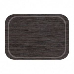 Poslužni pladanj protuklizni Wengé od melamina 375 x 265 mm - Roltex - Fourniresto