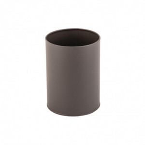 Posuda za pribor od pocinčanog čelika siva Ø 110 mm - Olympia - Fourniresto