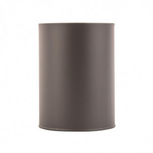 Posuda za pribor od pocinčanog čelika siva Ø 110 mm - Olympia - Fourniresto