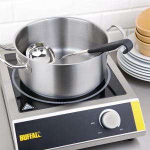 Sumnjivo s crnim drškom od nehrđajućeg čelika 435 ml 340 mm - Vogue - Fourniresto