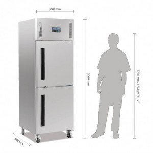 Topla vitrina za postavljanje 6x GN 1/3 - Polar - Fourniresto