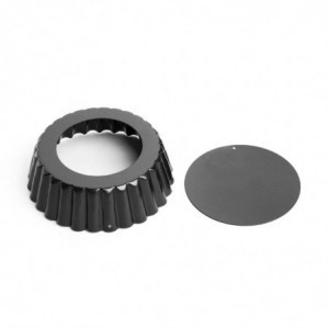 Kalup za pitu s neprijanjajućim premazom s pokretnim dnom promjera 200 mm - Vogue - Fourniresto