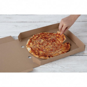Kutije za pizzu od kraft papira 30cm - Paket od 100 - Fiesta Green - Fourniresto