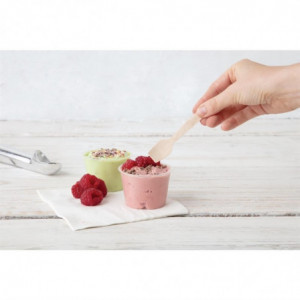 Žlice za sladoled od drveta 96mm - Paket od 100 - Fiesta Green - Fourniresto