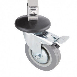 Kolica za kantinu od nehrđajućeg čelika 3 razine - Vogue - Fourniresto