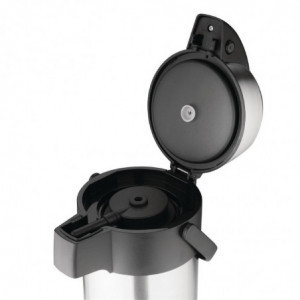 Boca s pumpom za vruću vodu od nehrđajućeg čelika - 3L - Olympia