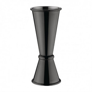 Mjerna čaša za koktele s konusnim dnom, titan siva, 25 i 50 ml - Olympia - Fourniresto