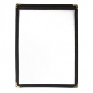 Zaštitni omot A5 američkog stila s dvije strane crne boje - Olympia - Fourniresto