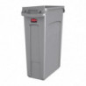 Kontejner Slim Jim sivi - 87L - Rubbermaid