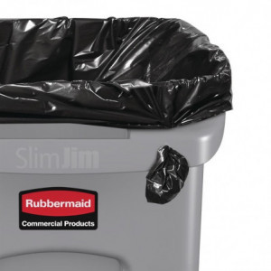 Kontejner Slim Jim sivi - 87L - Rubbermaid