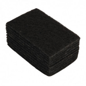 Brusne spužve za ploče za kuhanje - paket od 10 - FourniResto