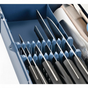 Kutija za noževe od polipropilena i najlona - plava - DEGLON