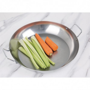 Tava za paellu od čelika s ugljikom - Ø 400mm - Vogue