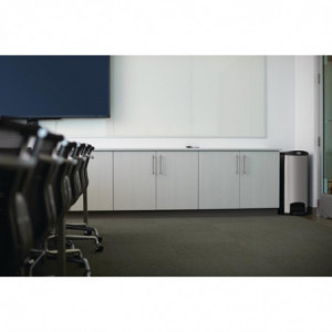 Koš za smeće s pedalom Slim Jim od nehrđajućeg čelika - 30L - Rubbermaid