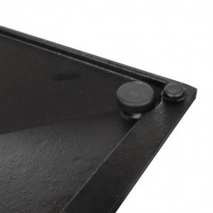 Rektangularna lijevana željezna noga - Š 550 x D 400 mm - Bolero