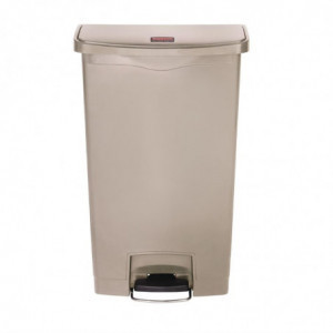 Koš za smeće s pedalom Slim Jim Beige - 68L - Rubbermaid