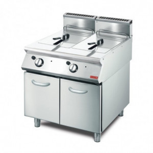 Friteza na plin 2 x 13 L - Š 700 mm - Gastro M