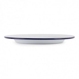 Plitki tanjur od emajliranog čelika 245mm - Set od 6 - Olympia - Fourniresto