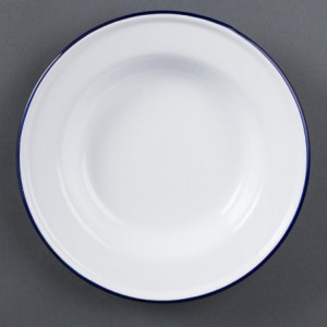 Duboki tanjur od emajliranog čelika - Ø 245mm - Paket od 6 - Olympia