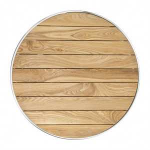 Stolac za stajanje, okrugli, od jasenovog drveta - 600 mm - Bolero - Fourniresto