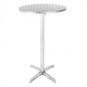 Stojeći stol od nehrđajućeg čelika s pomičnom pločom 600mm - Bolero - Fourniresto