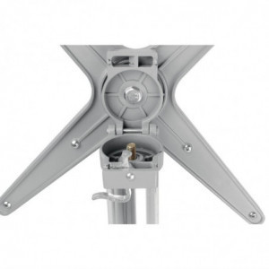 Stojeći stol od nehrđajućeg čelika s pomičnom pločom 600mm - Bolero - Fourniresto