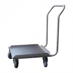 Podnožje od nehrđajućeg čelika za perilice posuđa s ručkom 500 x 500 mm - Gastro M