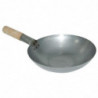 Wok od blagog čelika - 35,6 cm - Vogue - Fourniresto