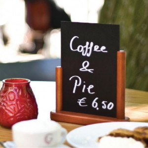 Ploča za stol od mahagonija 320 x 270mm - Securit - Fourniresto