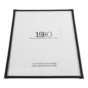 Jednostavni PVC stalak za jelovnik - A4 - Lacor