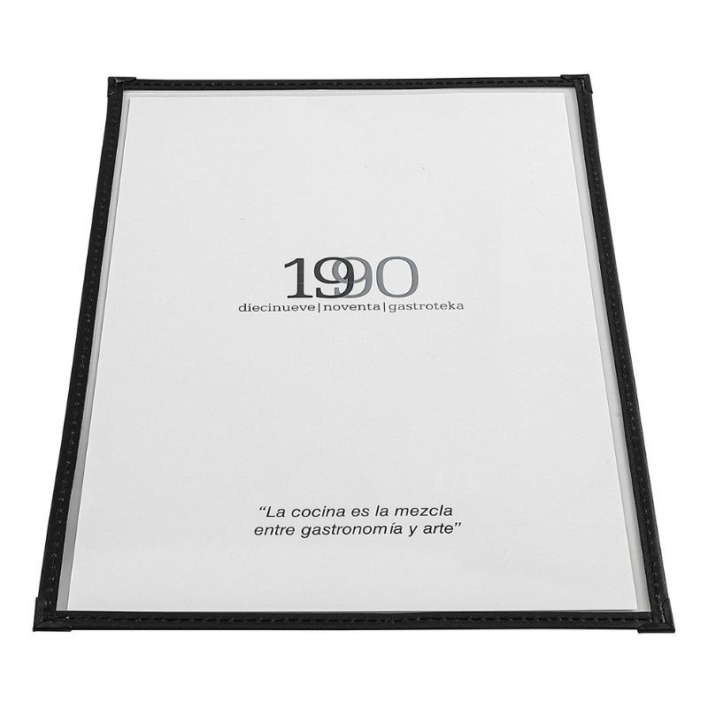 Jednostavni PVC stalak za jelovnik - A4 - Lacor