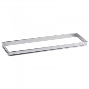 Rektangularni inox kalup za tart - 350 x 110 mm - TELLIER