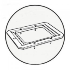 Kalup za automatski termo zatvarač VG 600 i 800 - GN 1/2 - LAVEZZINI