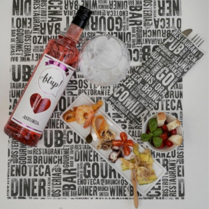 Podmetač za jelo Gourmet od celuloze - 400 x 300 mm - Paket od 2000