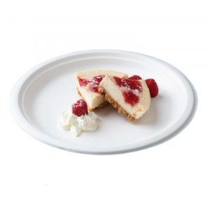 Okrugli tanjur od bagasa - 261 x 20,6 mm - Paket od 50