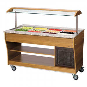 Hladni buffet/bar sa salatama - 4 x GN 1/1