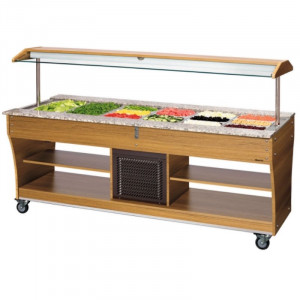 Hladni buffet/bar sa salatama - 6 x GN 1/1