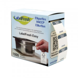 Oznaka za praćenje Label FreshEasy - utorak - 30 x 25 mm - Pakiranje od 1000 - LabelFresh
