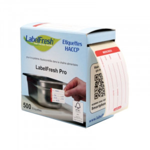 Oznaka za praćenje LabelFresh Pro - Srijeda - 70 x 45 mm - Paket od 500 - LabelFresh