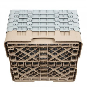 Držač za čaše s 36 odjeljaka Camrack bež - Š 500 x D 500 mm - Cambro