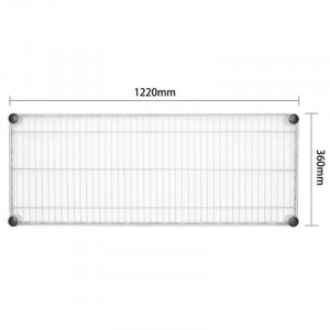 Metalna zidna polica L 1220 x D 360 mm - Vogue