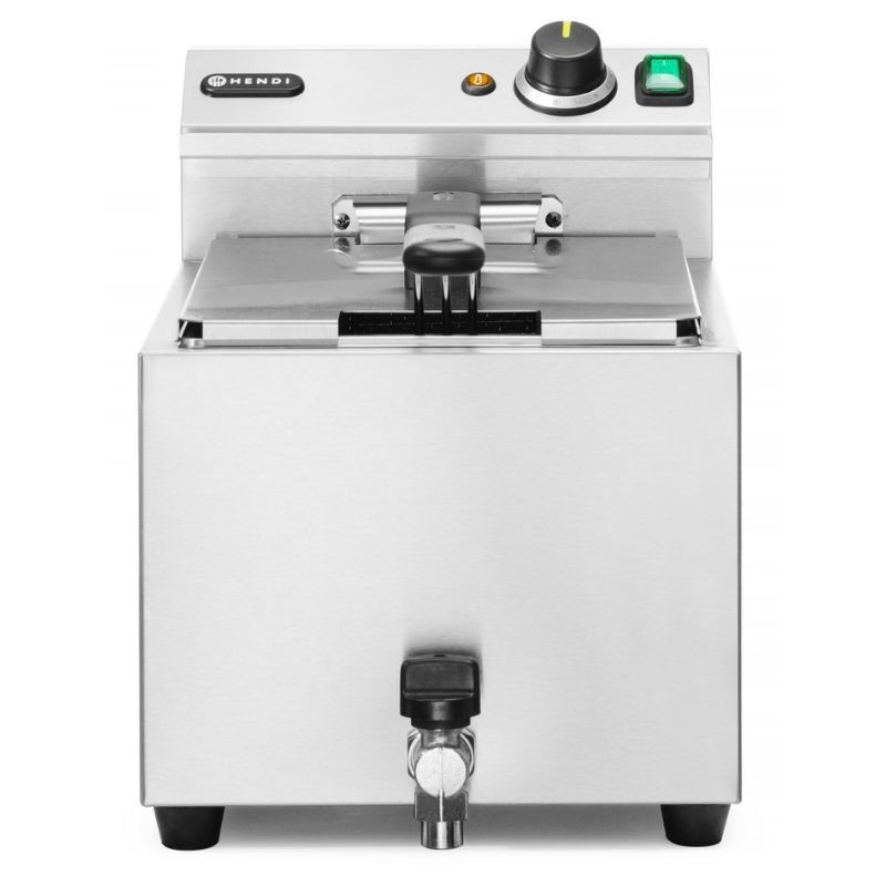 Friteza s odvodnim slavinom Profi Line - 10 L - Hendi