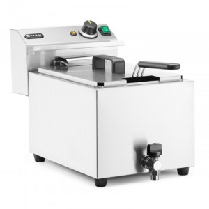 Friteza s odvodnim slavinom Profi Line - 10 L - Hendi