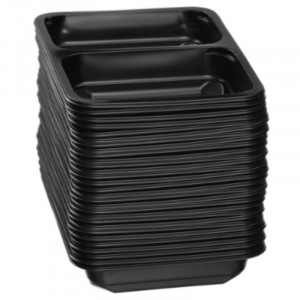 Posuda s 2 odjeljka od PP za poluautomatski zatvarač - Paket od 50 - Bartscher