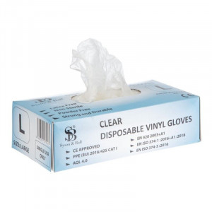 Rukavice od lateksa bez pudera XL - Paket od 100 - FourniResto