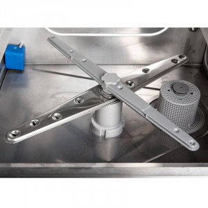 Profesionalni perilica za čaše s dozatorom tekućine za ispiranje i deterdžentom i odvodnom pumpom - 35 x 35 cm