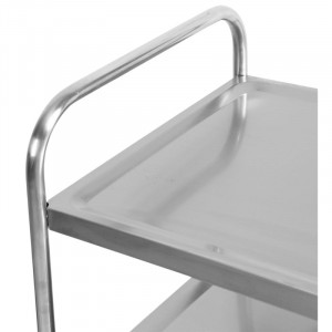 Kolica od nehrđajućeg čelika s 3 police Dynasteel - Robustan i funkcionalan za profesionalce u ugostiteljstvu