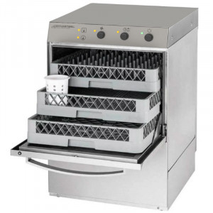 Profesionalni perilica posuđa s dozatorom tekućine za ispiranje i deterdžentom i odvodnom pumpom - 50 x 50 cm - 50 x 50 cm